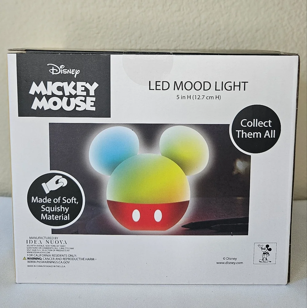 Disney Mickey Mouse Color Changing LED Mood Light NIB